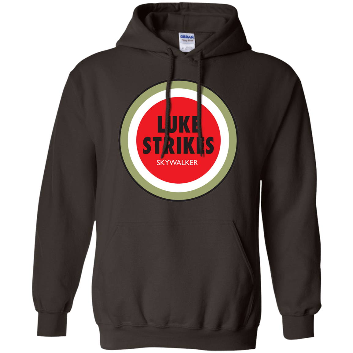 Sweatshirts Dark Chocolate / Small Luke Strikes Pullover Hoodie