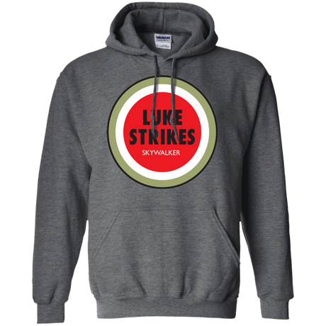 Sweatshirts Dark Heather / Small Luke Strikes Pullover Hoodie