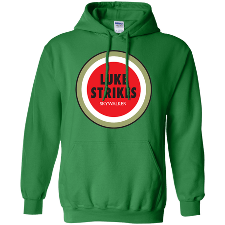 Sweatshirts Irish Green / Small Luke Strikes Pullover Hoodie