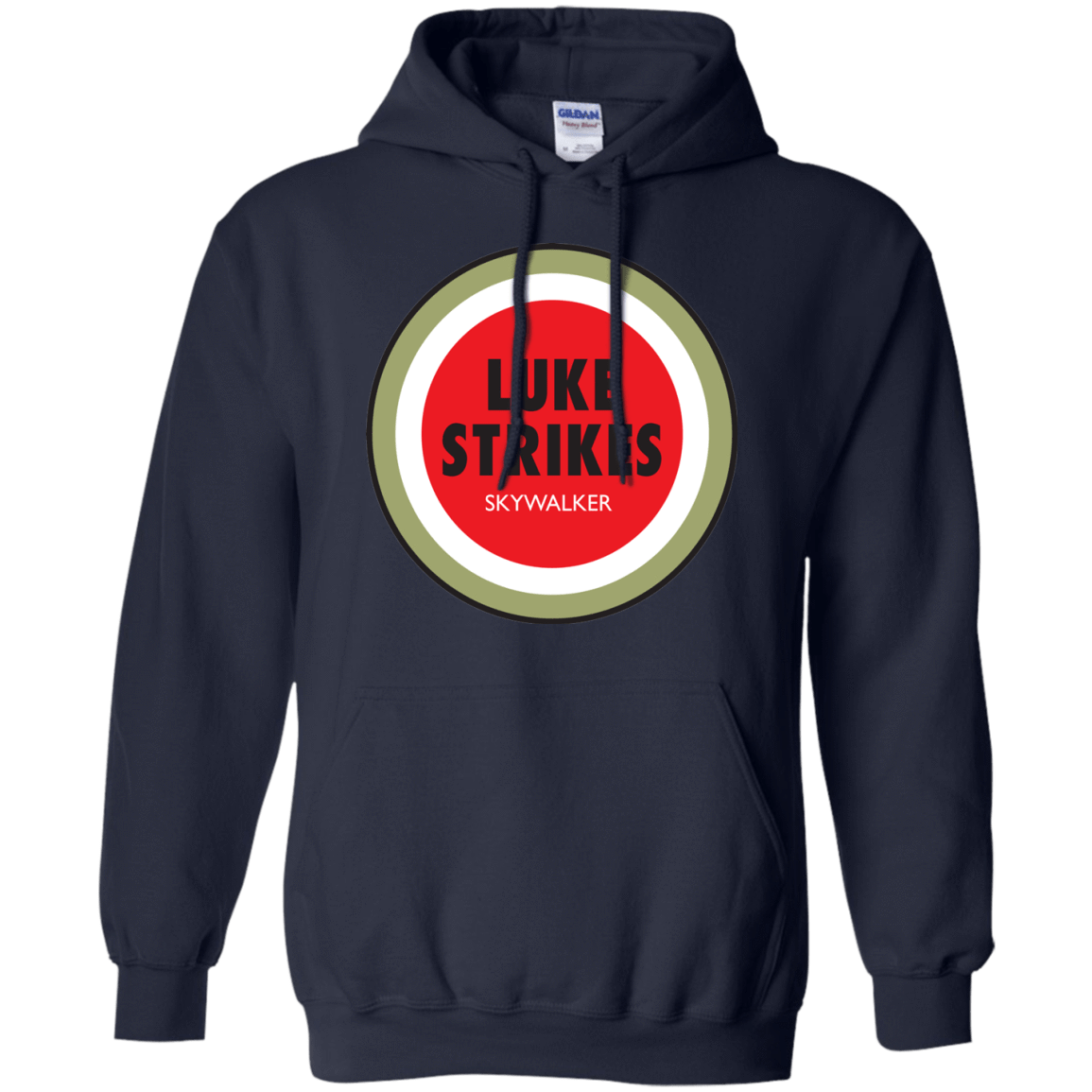 Sweatshirts Navy / Small Luke Strikes Pullover Hoodie