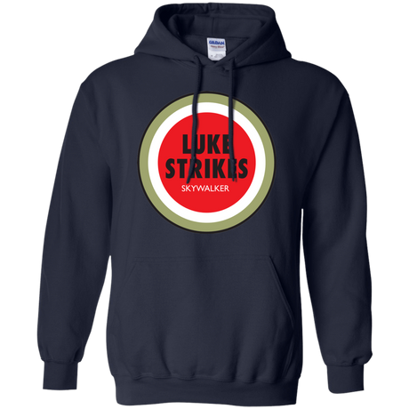 Sweatshirts Navy / Small Luke Strikes Pullover Hoodie