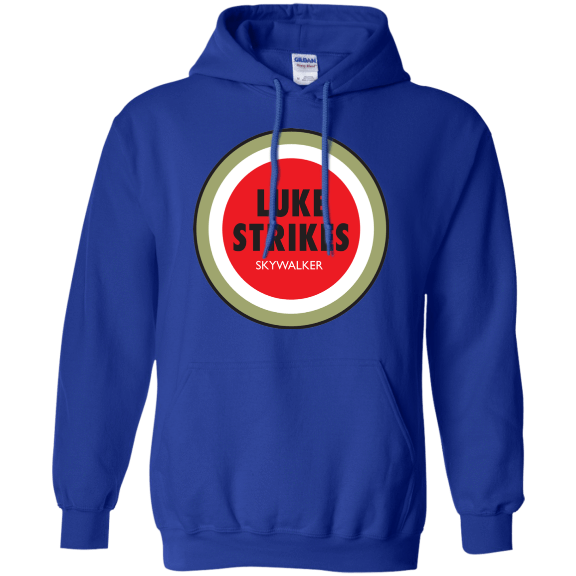 Sweatshirts Royal / Small Luke Strikes Pullover Hoodie