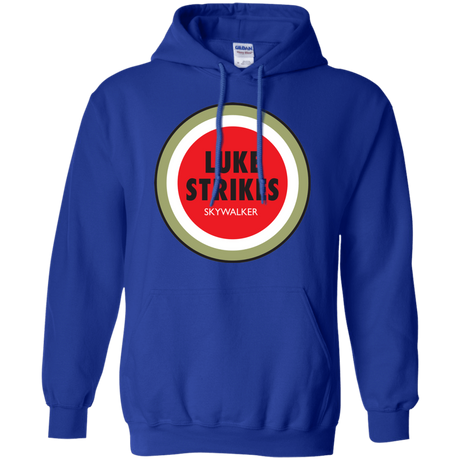 Sweatshirts Royal / Small Luke Strikes Pullover Hoodie