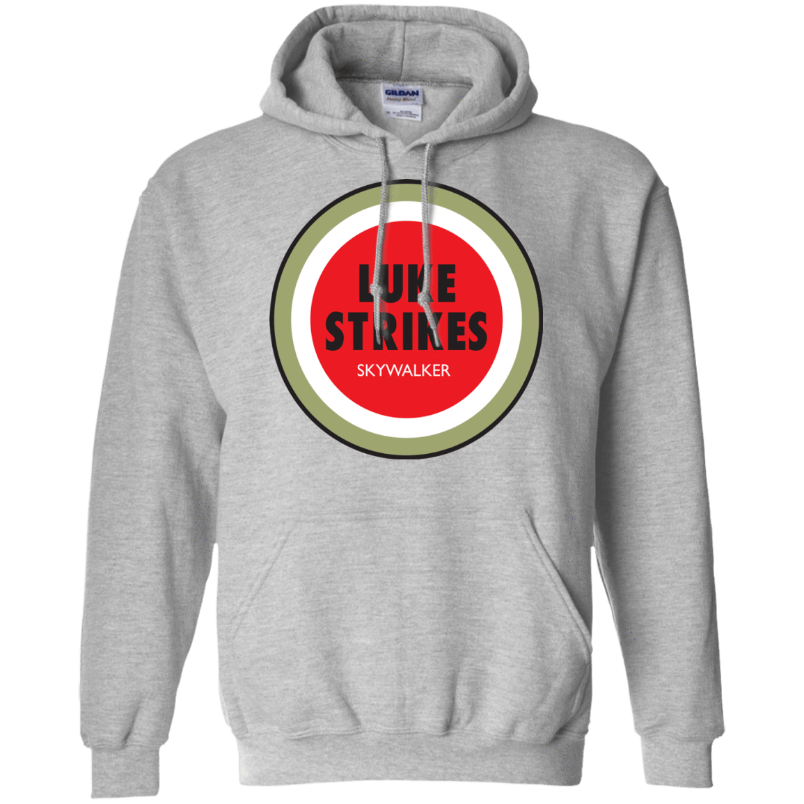 Sweatshirts Sport Grey / Small Luke Strikes Pullover Hoodie