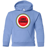 Sweatshirts Carolina Blue / YS Luke Strikes Youth Hoodie