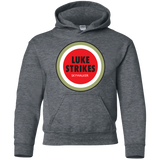 Sweatshirts Dark Heather / YS Luke Strikes Youth Hoodie