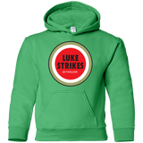 Sweatshirts Irish Green / YS Luke Strikes Youth Hoodie