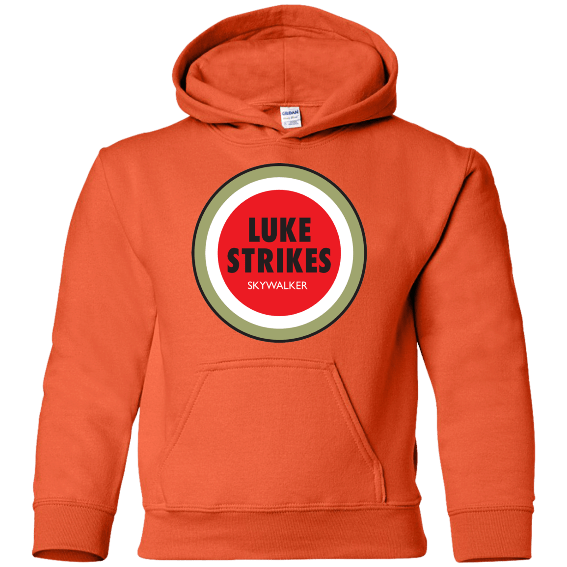 Sweatshirts Orange / YS Luke Strikes Youth Hoodie