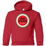 Sweatshirts Red / YS Luke Strikes Youth Hoodie