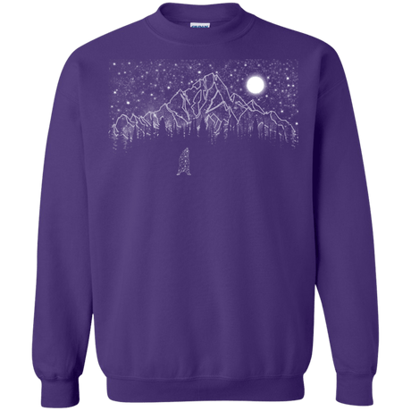 Sweatshirts Purple / S Lurking in The Night Crewneck Sweatshirt