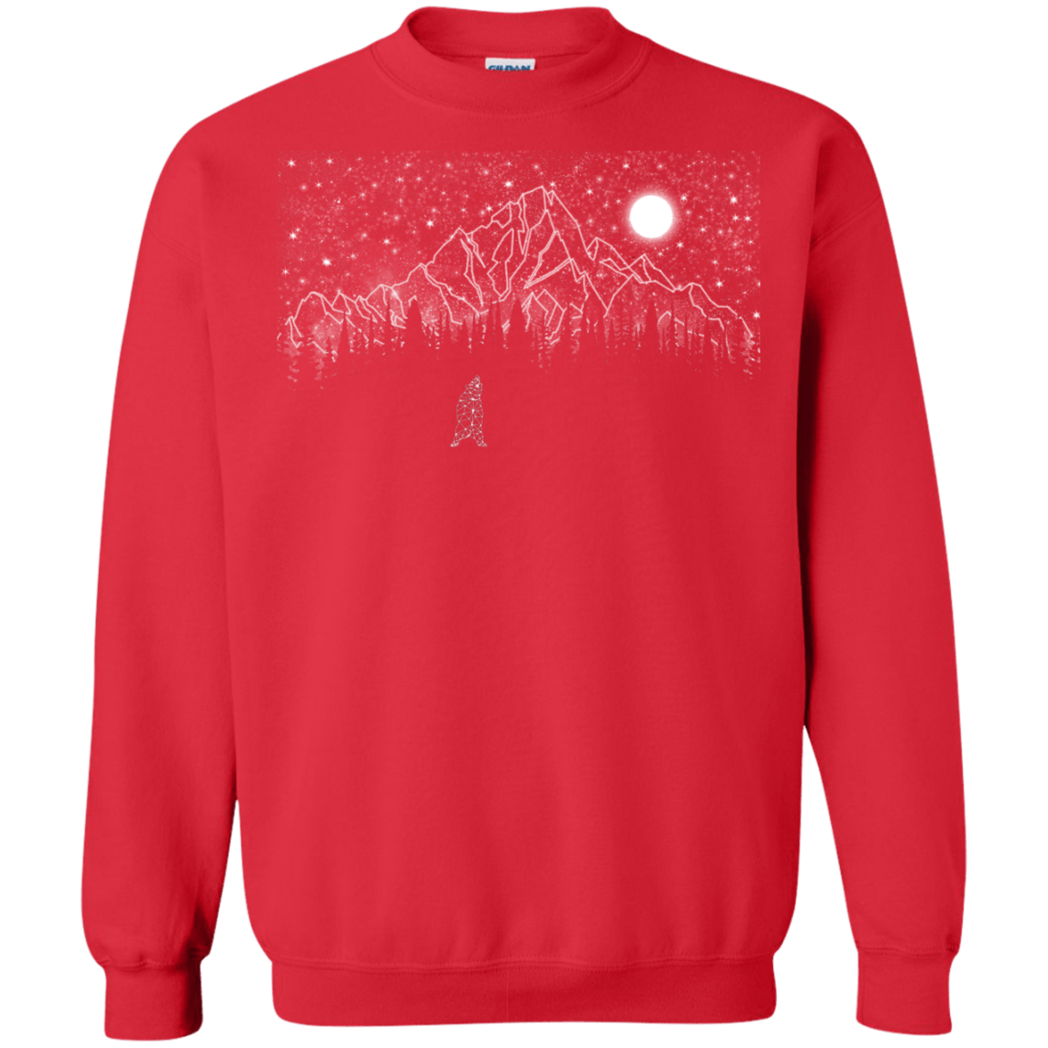 Sweatshirts Red / S Lurking in The Night Crewneck Sweatshirt