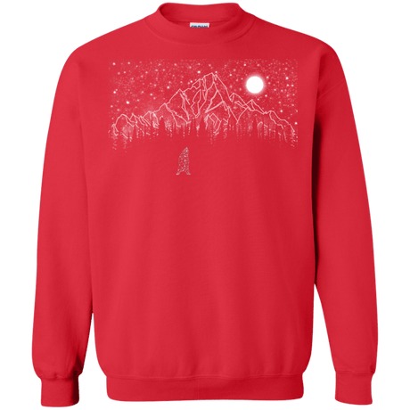 Sweatshirts Red / S Lurking in The Night Crewneck Sweatshirt