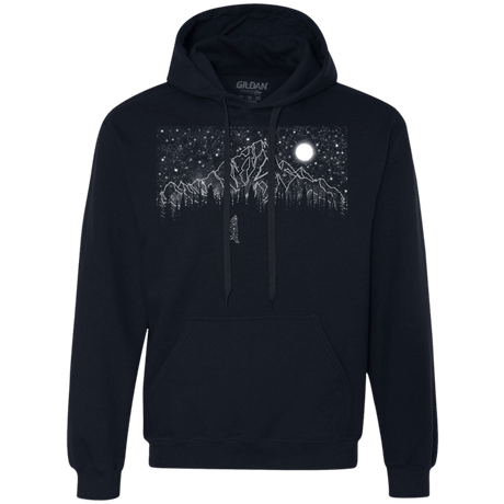 Sweatshirts Navy / S Lurking in The Night Premium Fleece Hoodie