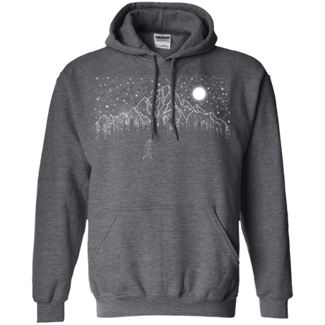 Sweatshirts Dark Heather / S Lurking in The Night Pullover Hoodie