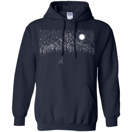 Sweatshirts Navy / S Lurking in The Night Pullover Hoodie