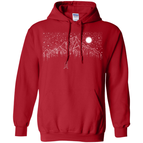 Sweatshirts Red / S Lurking in The Night Pullover Hoodie