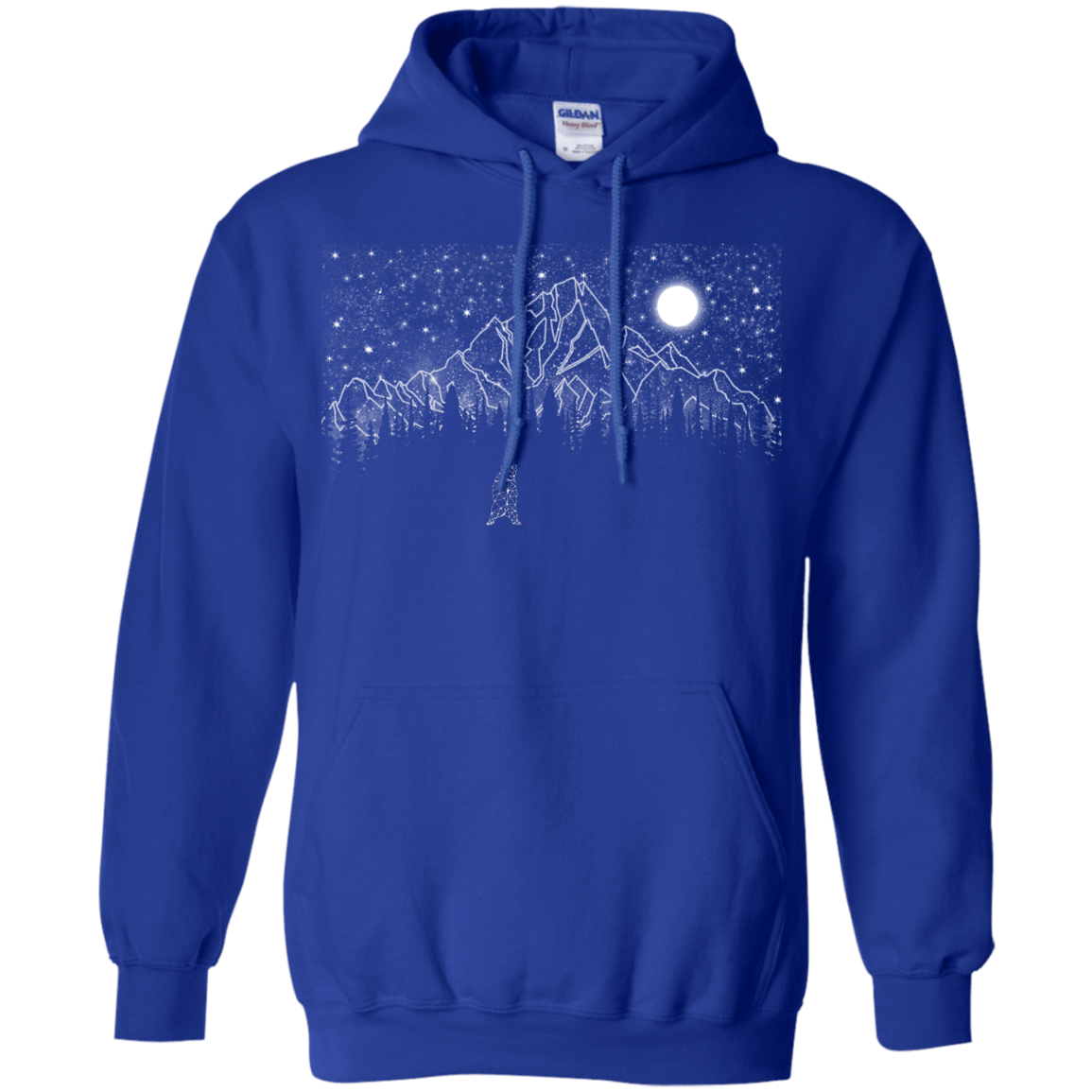 Sweatshirts Royal / S Lurking in The Night Pullover Hoodie