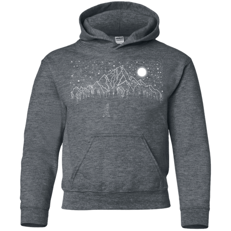 Sweatshirts Dark Heather / YS Lurking in The Night Youth Hoodie