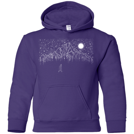 Sweatshirts Purple / YS Lurking in The Night Youth Hoodie