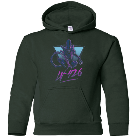 Sweatshirts Forest Green / YS LV-426 Youth Hoodie