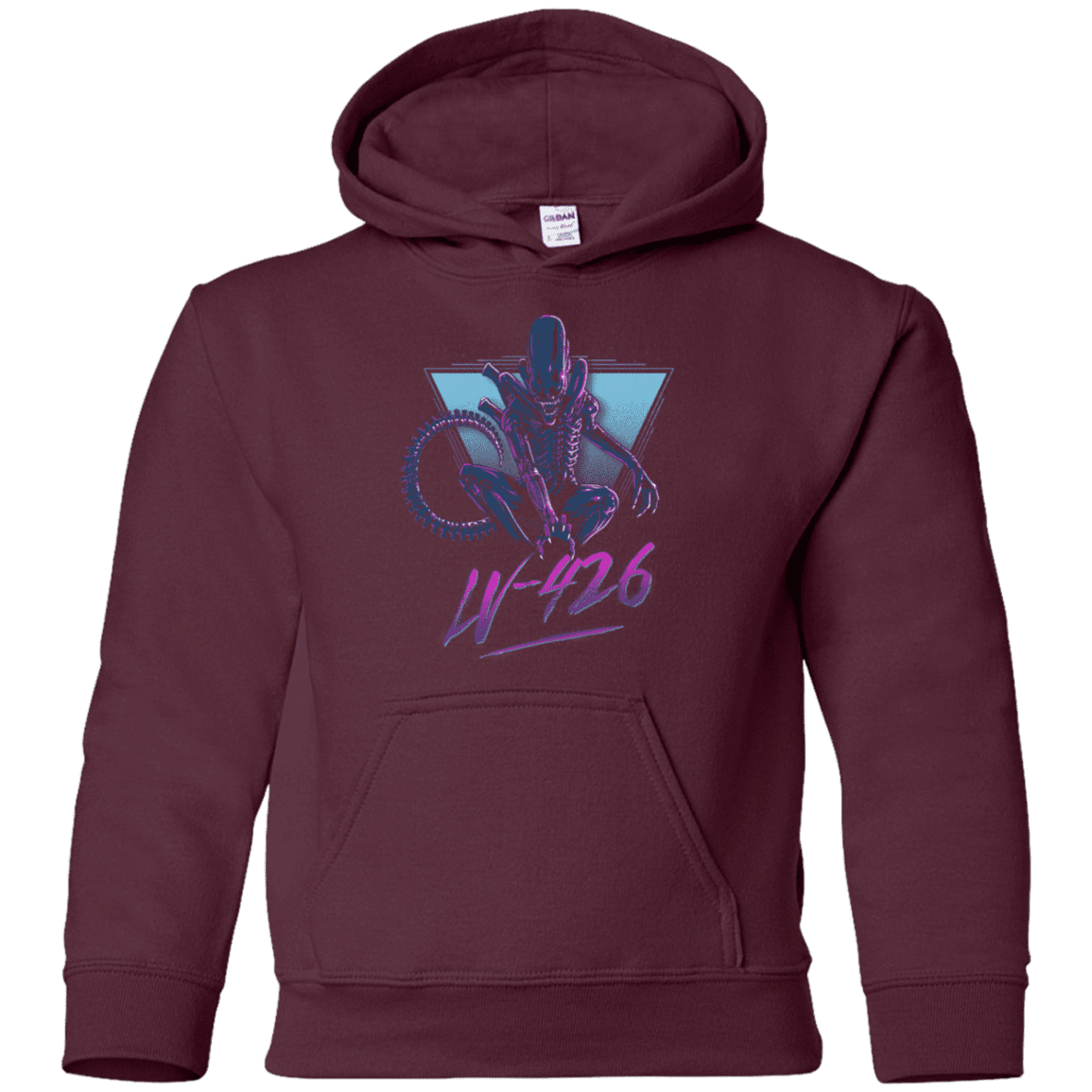 Sweatshirts Maroon / YS LV-426 Youth Hoodie