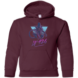 Sweatshirts Maroon / YS LV-426 Youth Hoodie