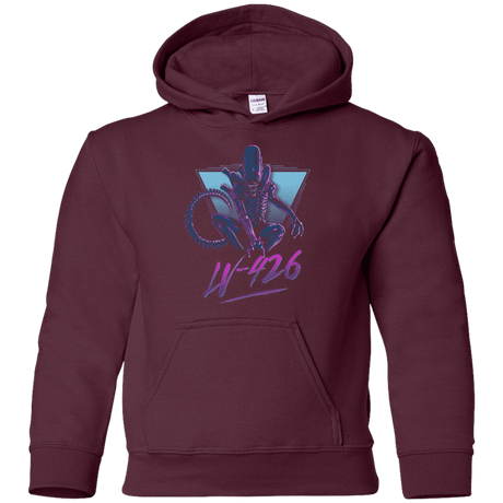 Sweatshirts Maroon / YS LV-426 Youth Hoodie