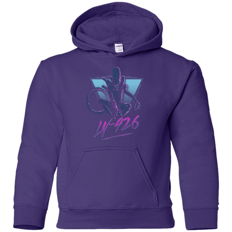 Sweatshirts Purple / YS LV-426 Youth Hoodie