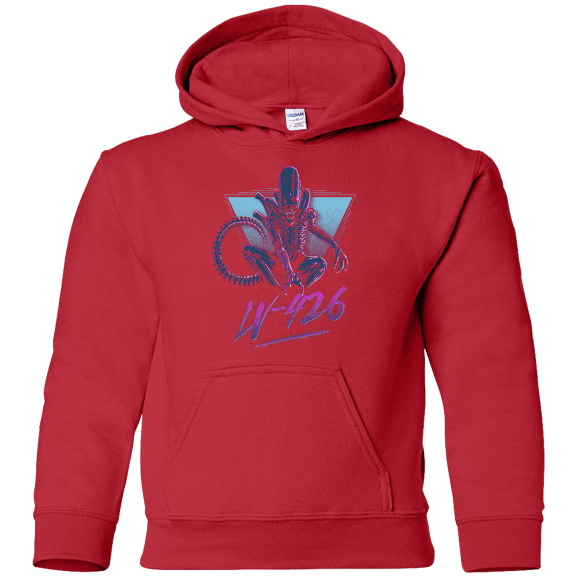 Sweatshirts Red / YS LV-426 Youth Hoodie