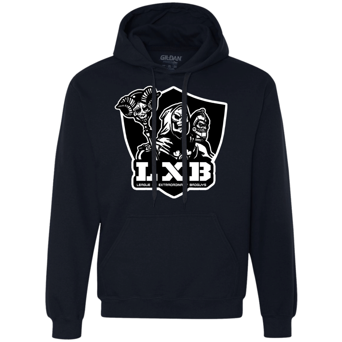 Sweatshirts Navy / S LXB Premium Fleece Hoodie