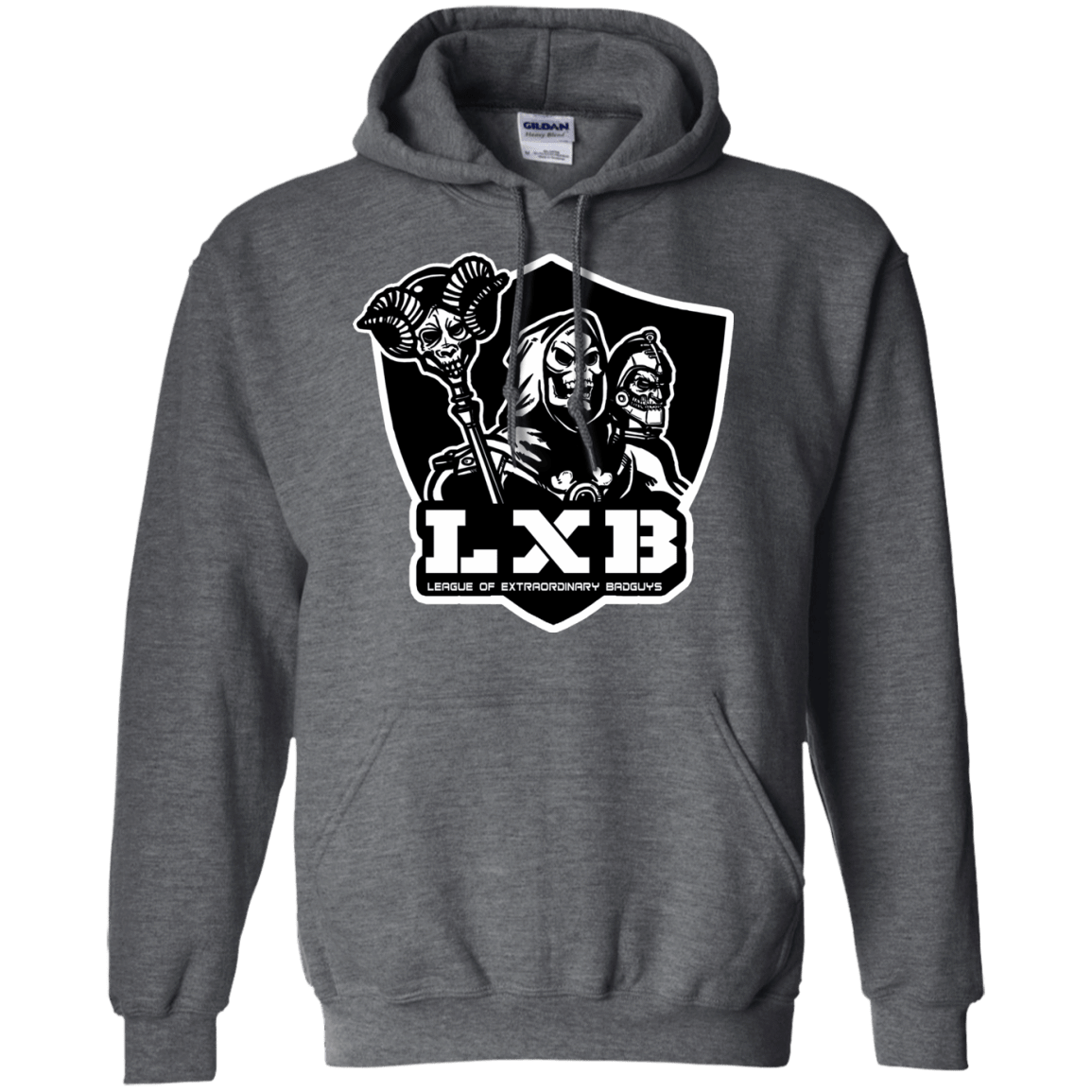 Sweatshirts Dark Heather / S LXB Pullover Hoodie
