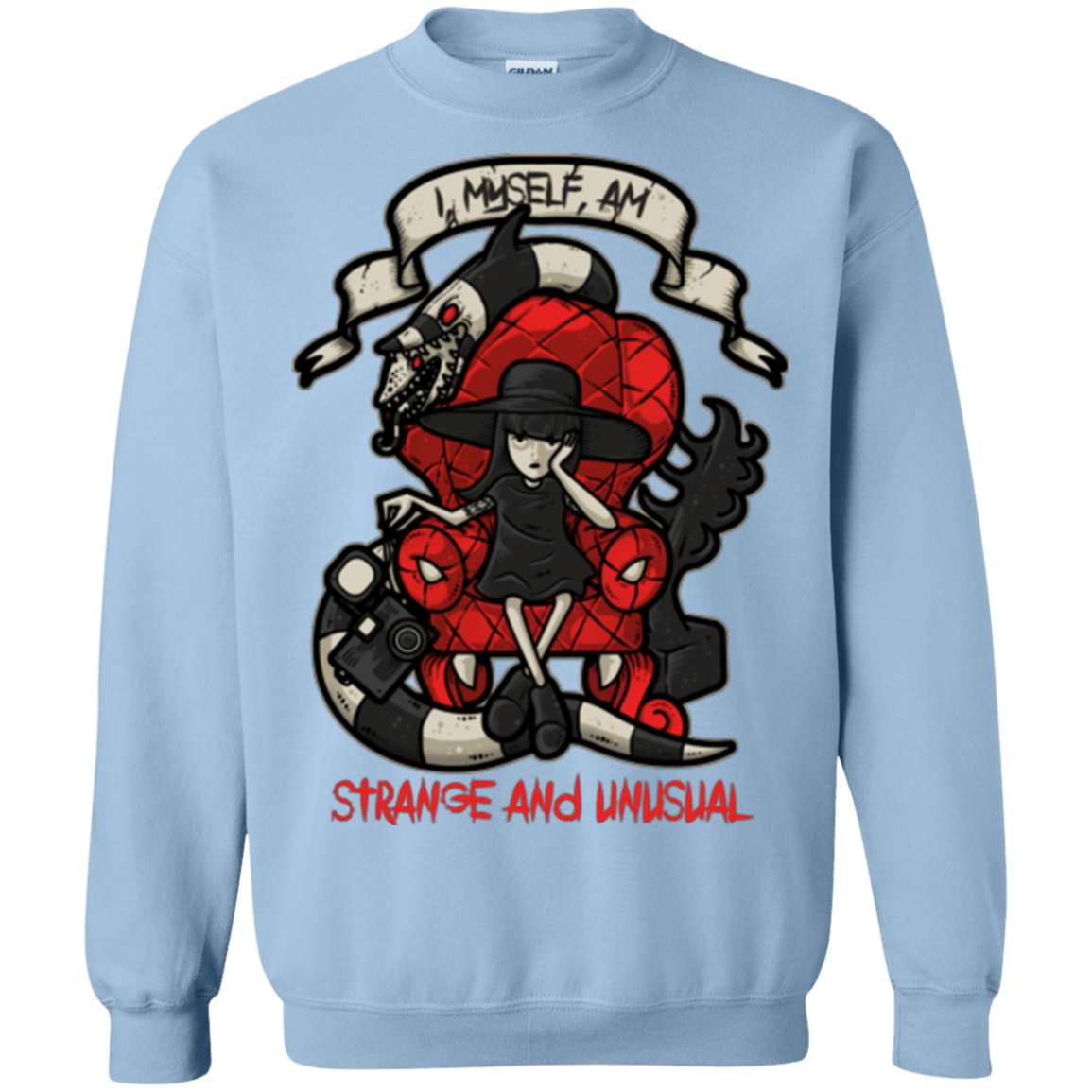 Sweatshirts Light Blue / Small LYDIA THE STRANGE Crewneck Sweatshirt