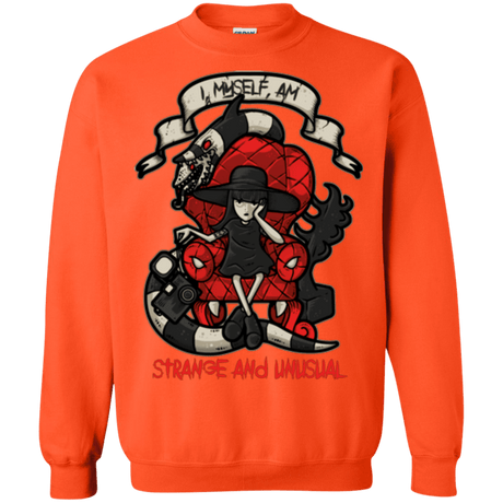 Sweatshirts Orange / Small LYDIA THE STRANGE Crewneck Sweatshirt