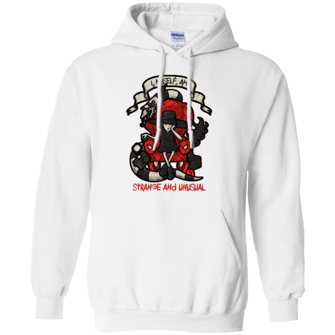 Sweatshirts White / Small LYDIA THE STRANGE Pullover Hoodie