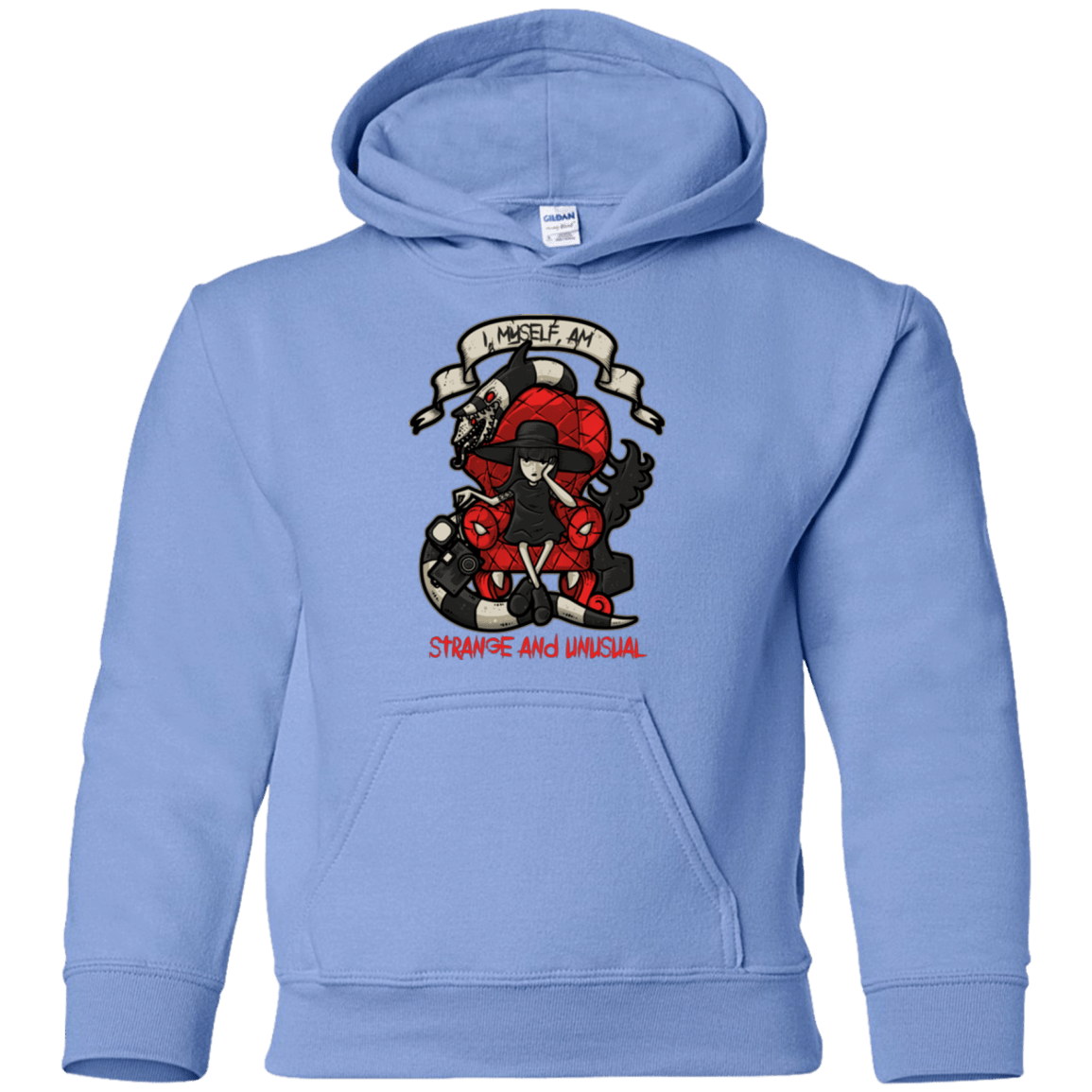 Sweatshirts Carolina Blue / YS LYDIA THE STRANGE Youth Hoodie