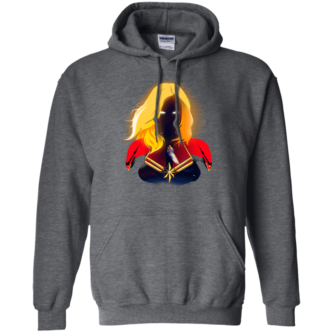 Sweatshirts Dark Heather / S M A R V E L Pullover Hoodie