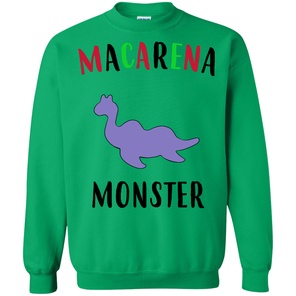 Sweatshirts Irish Green / S Macarena Monster Crewneck Sweatshirt