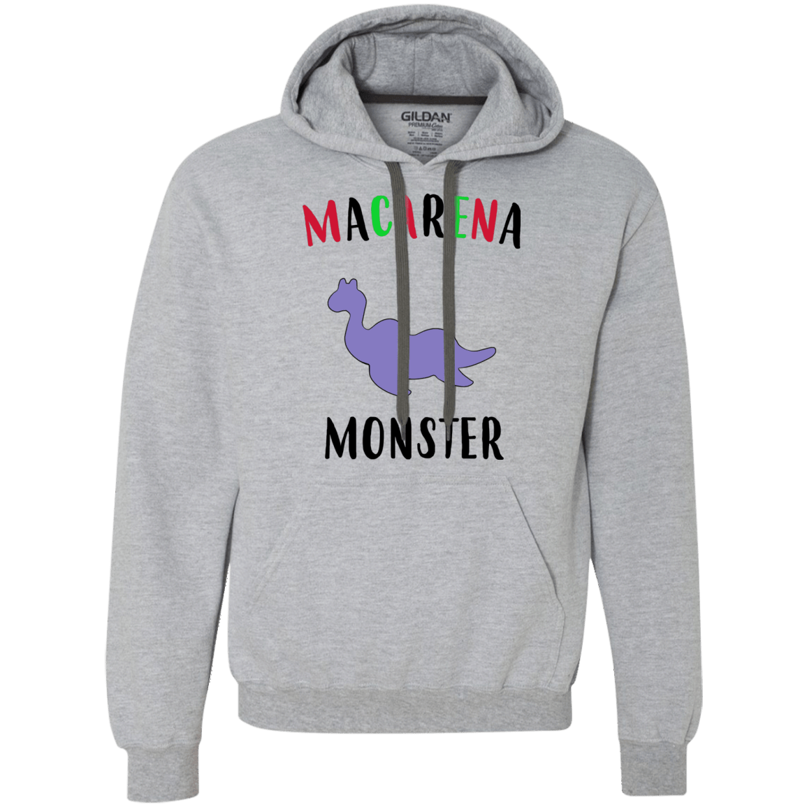 Sweatshirts Sport Grey / S Macarena Monster Premium Fleece Hoodie
