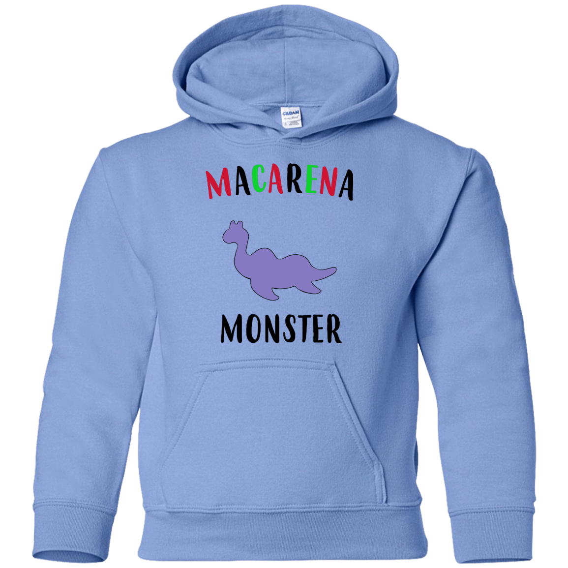 Sweatshirts Carolina Blue / YS Macarena Monster Youth Hoodie