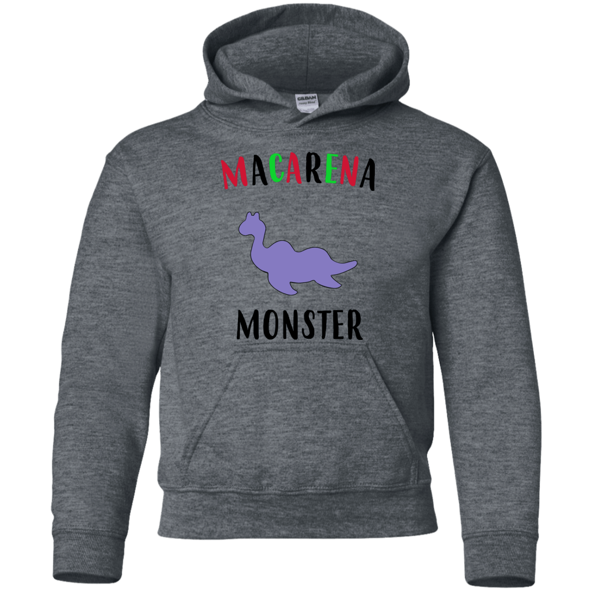 Sweatshirts Dark Heather / YS Macarena Monster Youth Hoodie