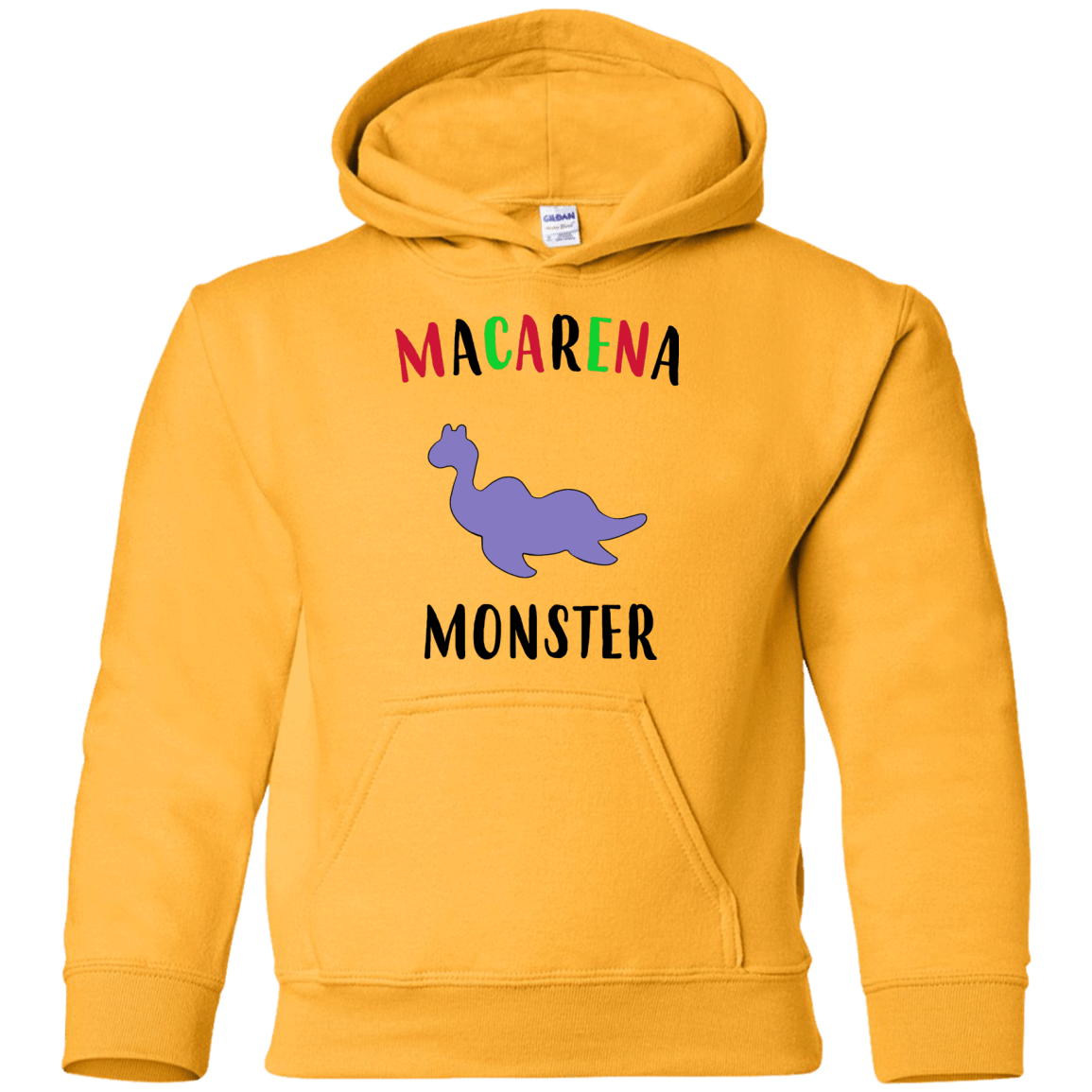 Sweatshirts Gold / YS Macarena Monster Youth Hoodie