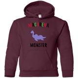 Sweatshirts Maroon / YS Macarena Monster Youth Hoodie