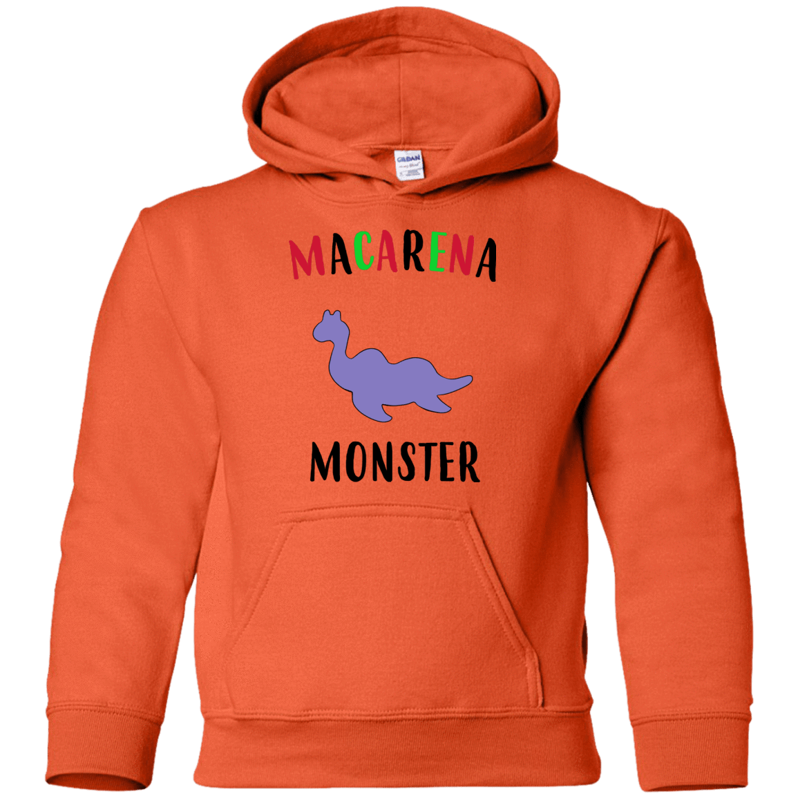 Sweatshirts Orange / YS Macarena Monster Youth Hoodie