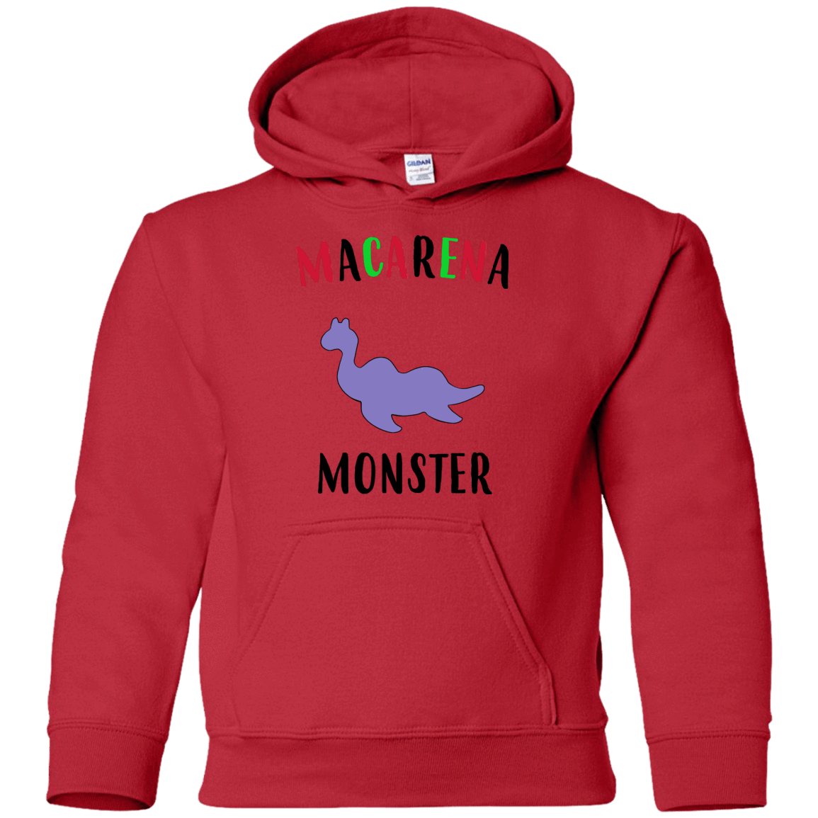 Sweatshirts Red / YS Macarena Monster Youth Hoodie