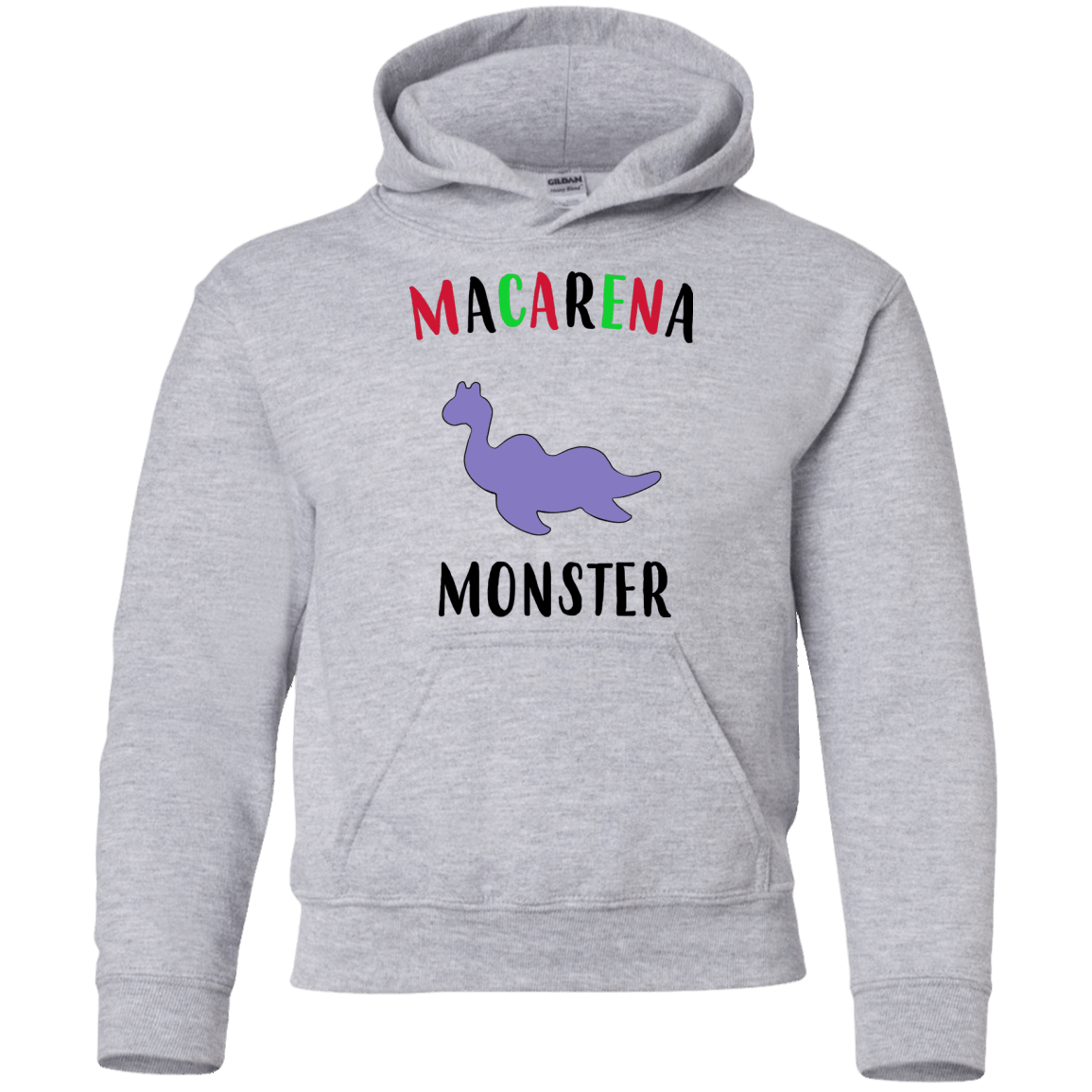 Sweatshirts Sport Grey / YS Macarena Monster Youth Hoodie