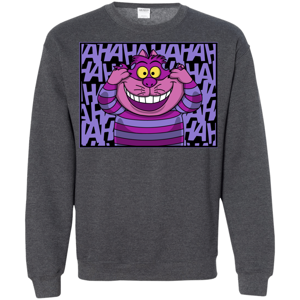 Sweatshirts Dark Heather / Small Mad Cat Crewneck Sweatshirt