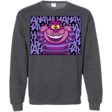 Sweatshirts Dark Heather / Small Mad Cat Crewneck Sweatshirt