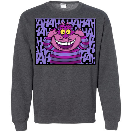 Sweatshirts Dark Heather / Small Mad Cat Crewneck Sweatshirt