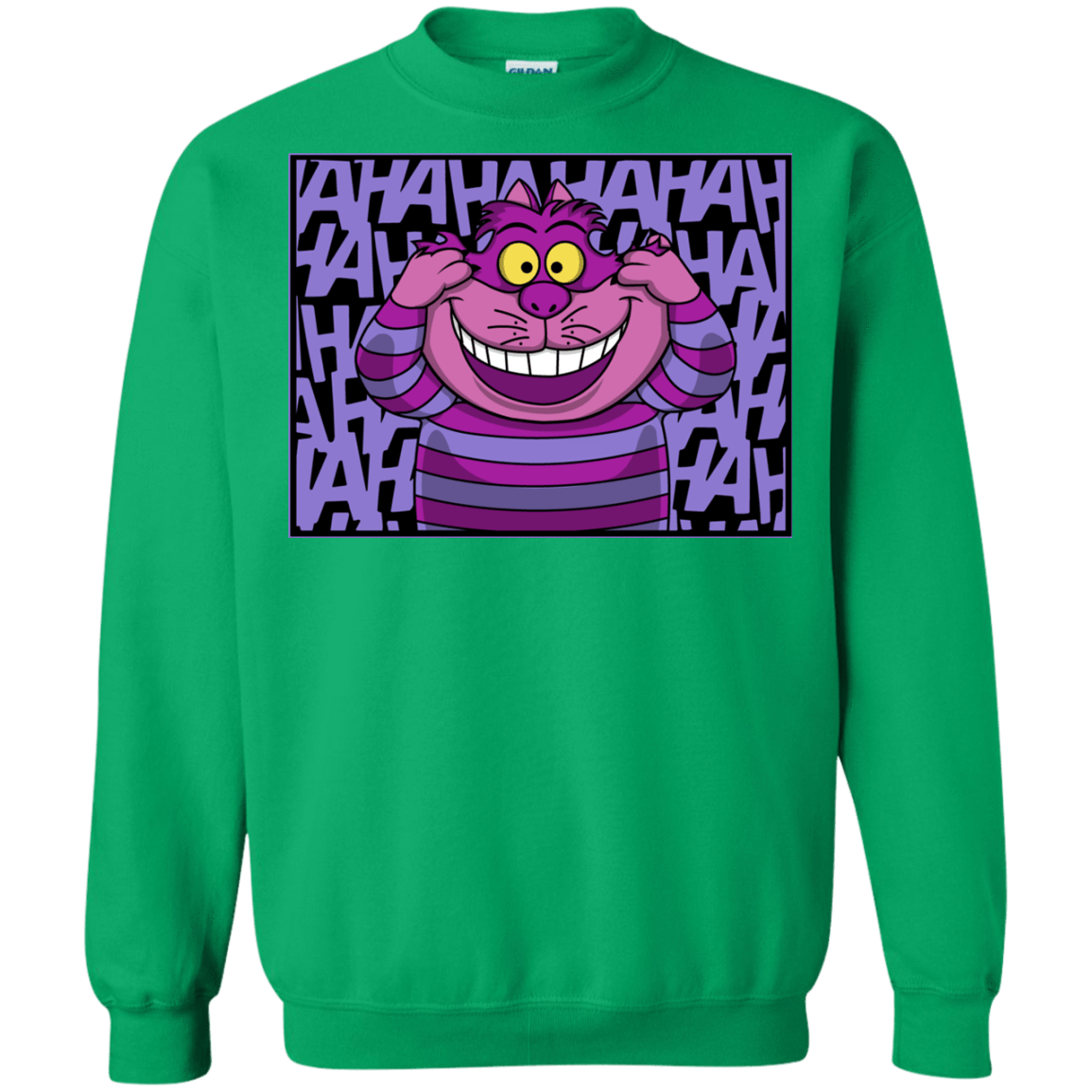 Sweatshirts Irish Green / Small Mad Cat Crewneck Sweatshirt