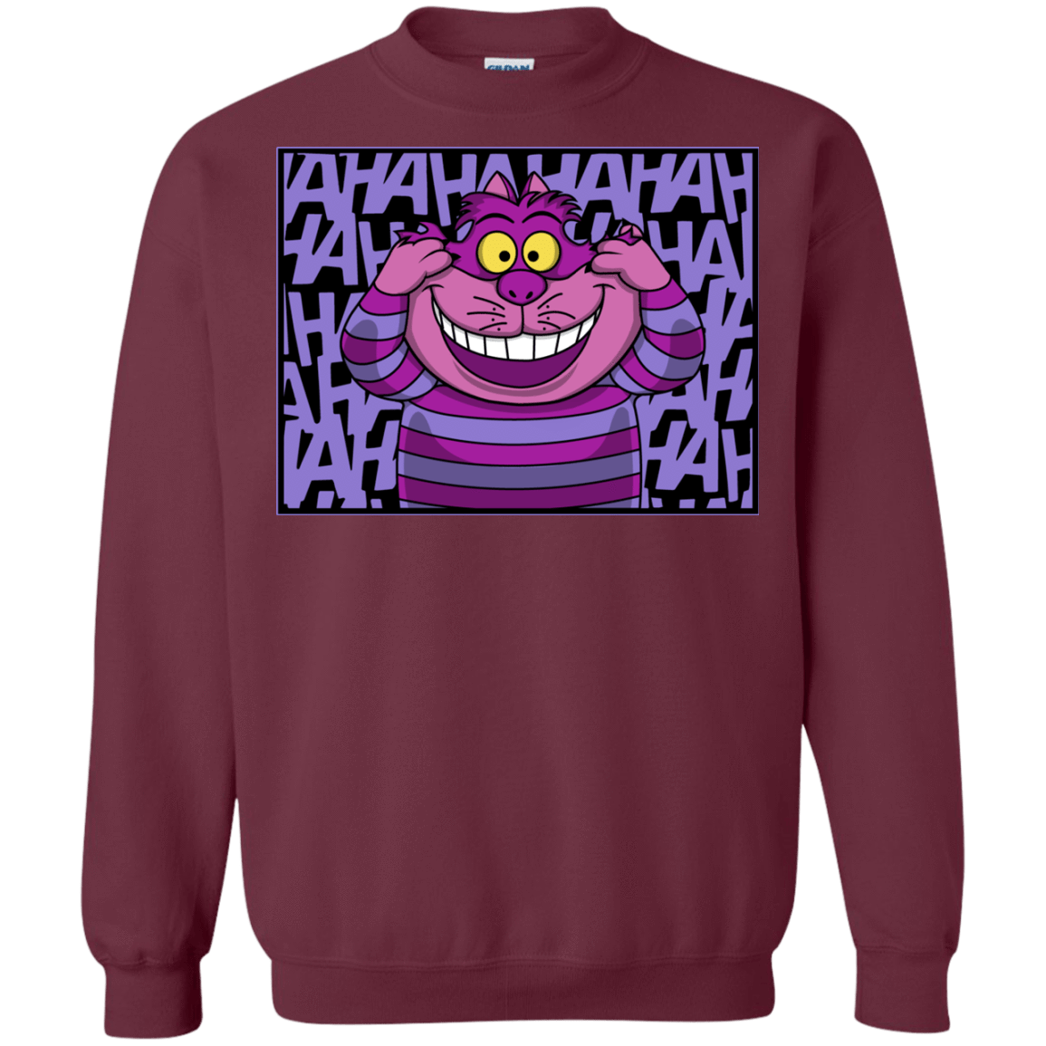 Sweatshirts Maroon / Small Mad Cat Crewneck Sweatshirt